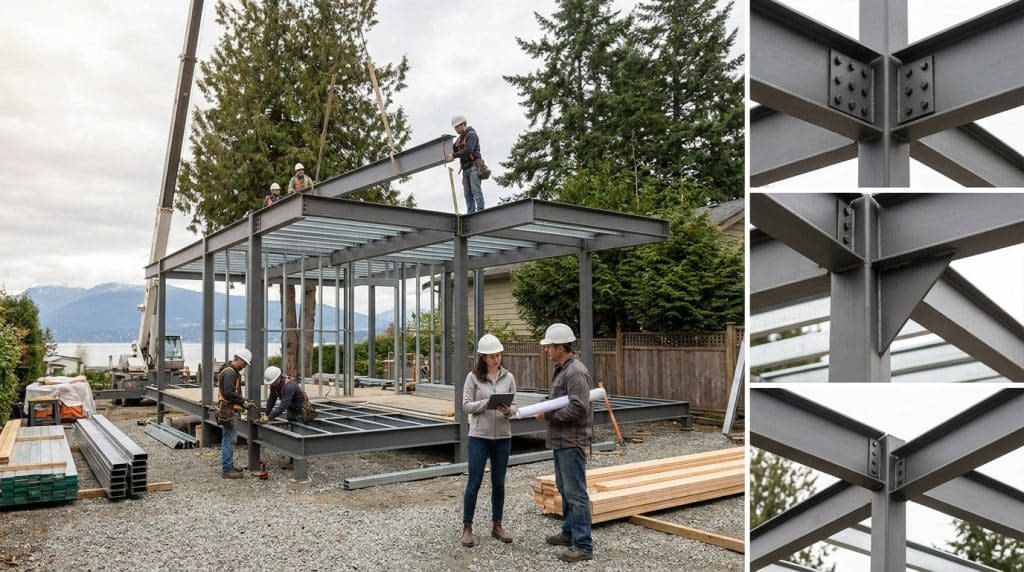 Key Design Factors That Affect the Cost of a Custom Steel Structure in Vancouver home
