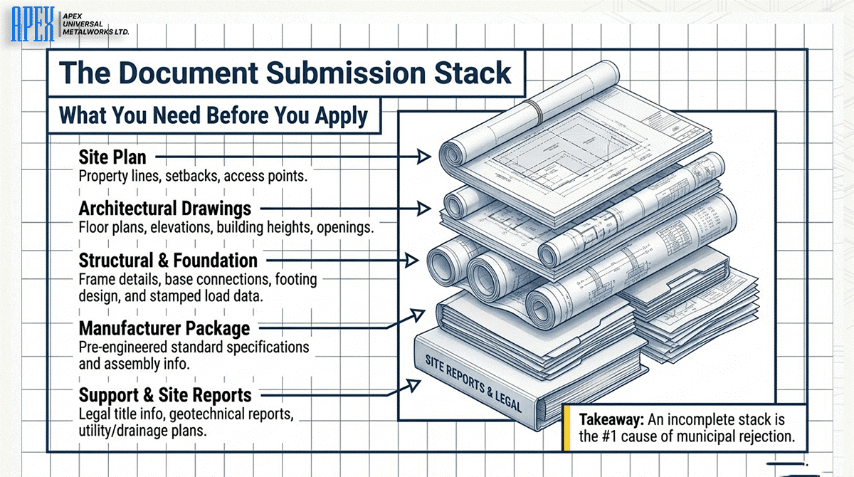 Review of building permits for steel structure construction in BC ...