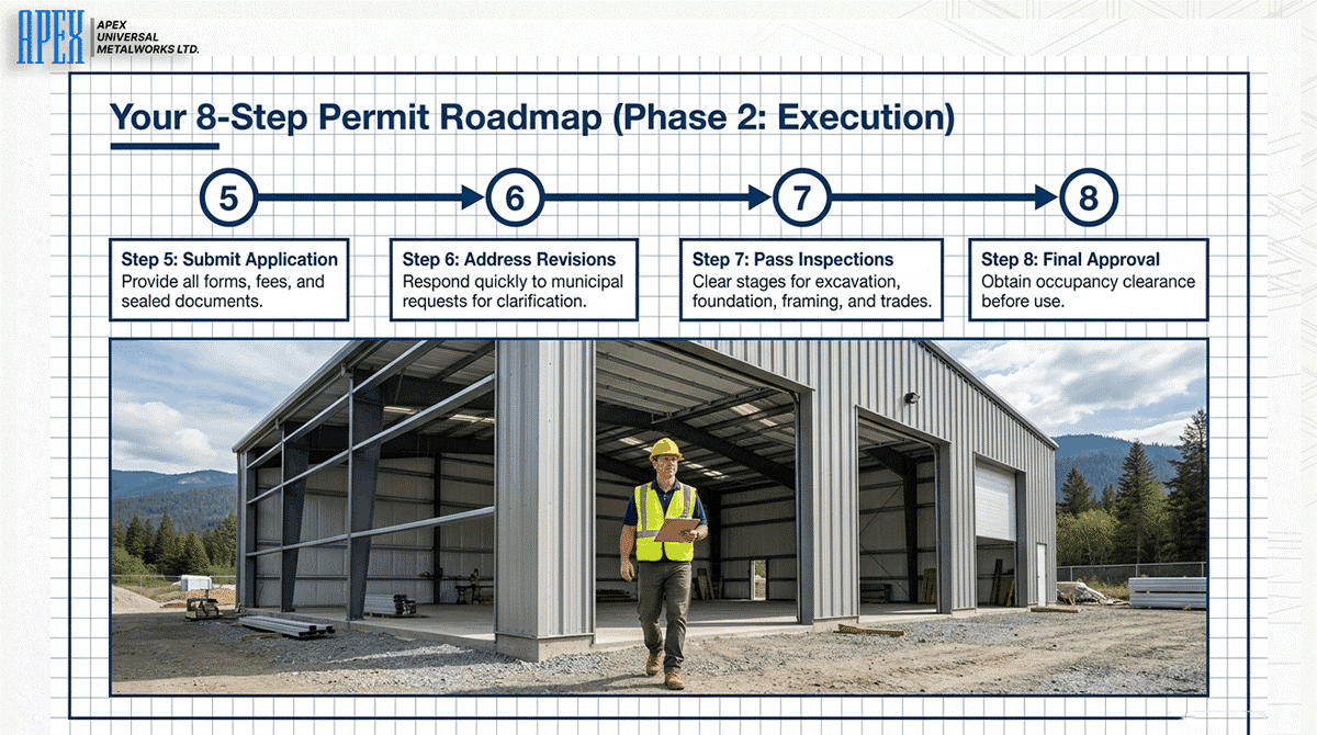 Review of building permits for steel structure construction in BC ...