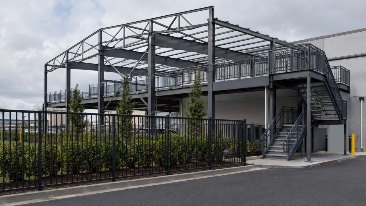 custom metal works and steel structure installation in Vancouver and langley
